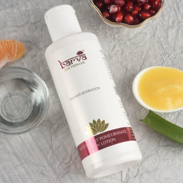 Barva - Pomegranate Body Lotion with Vitamin E & Aloe Vera | best for dry dehydrated skin - Image 2